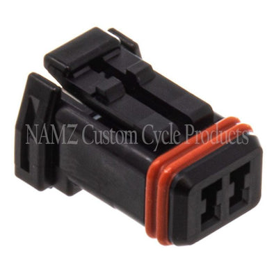 NAMZ JAE MX-1900 2-Position Female Black Socket Housing (HD 72906-11)