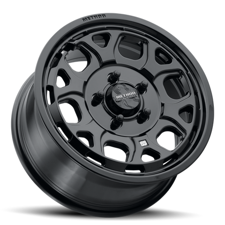 Method MR416 Bead Grip 15x7 / 5x4.5 / 55mm Offset / 68.00mm CB / Gloss Black Wheel