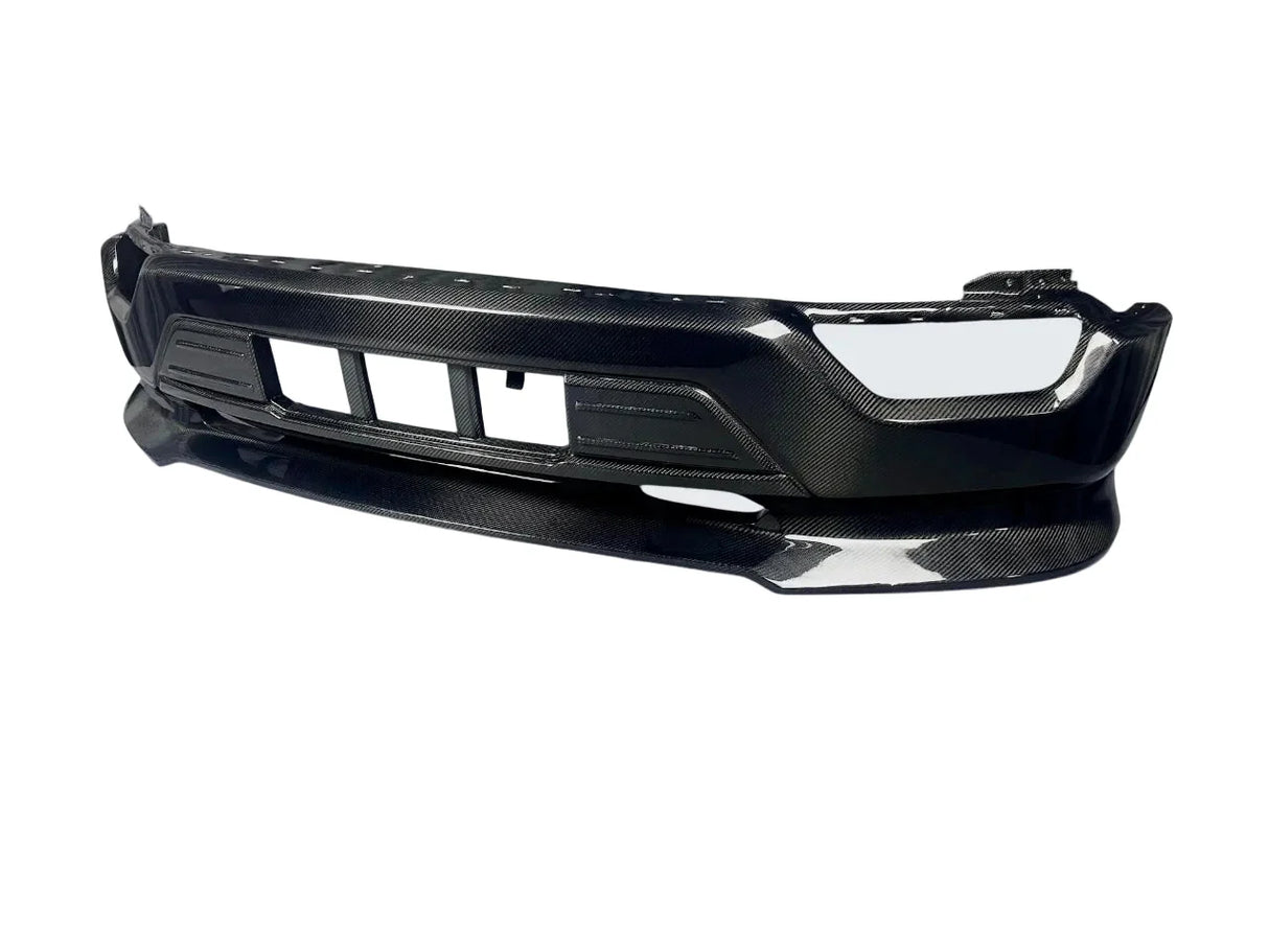 2021- 2023 V2 MCR F-150 Carbon fiber Front Bumper INTEGRATED LIP