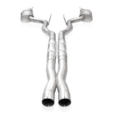 Stainless Works 2024 Mustang GT Catback Quad Tips Redline Sound H-Pipe Factory Connect Exhaust
