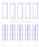 King Engine Bearings Ford J4B/J4C (Size +0.50mm) Main Bearing Set