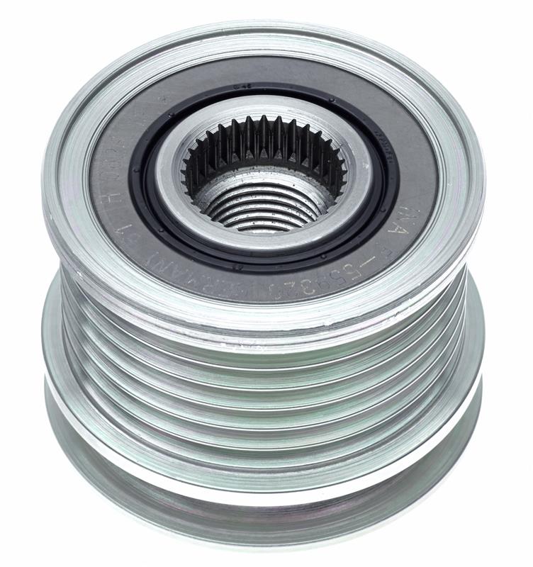 Gates 04-06 Dodge Sprinter 5-Cyl. 2.7L Diesel Alt. Decoupler Pulley Decoupler Pulley