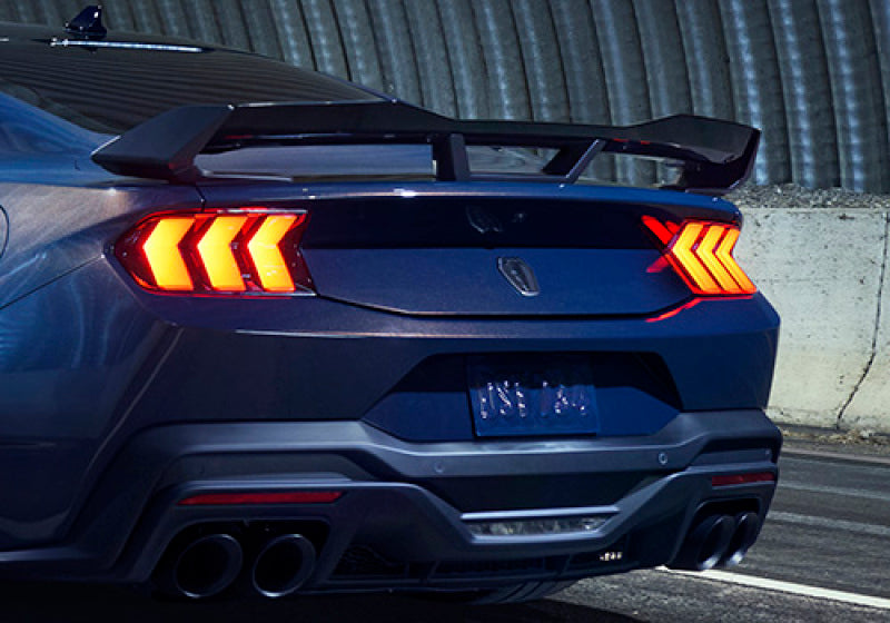 Ford Racing 24-25 Mustang Fastback Black Rear Spoiler w/Gurney Flap