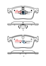 DBA 20-22 Jaguar F-Pace 350mm Front Rotor Front Street Series Brake Pads