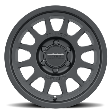 Method MR703 17x8.5 0mm Offset 6x5.5 106.25mm CB Matte Black Wheel