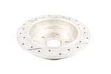 DBA 02-08 Lexus ES300 Rear Street Series Drilled & Slotted Rotor w/Gold Hat