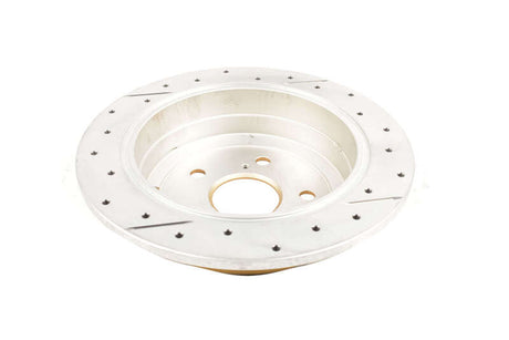 DBA 02-08 Lexus ES300 Rear Street Series Drilled & Slotted Rotor w/Gold Hat