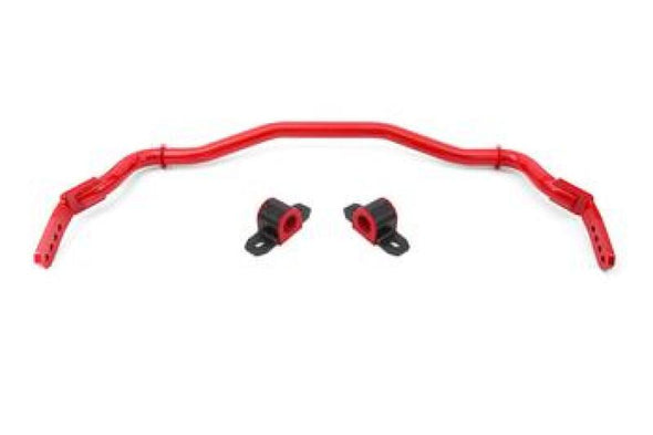 BMR 15-22 S550 Mustang Sway Bar Kit Front Hollow 38mm 3-Hole Adjustable Red