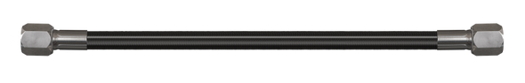 Goodridge 9in Universal Oil Line Assembly w/Black Fittings