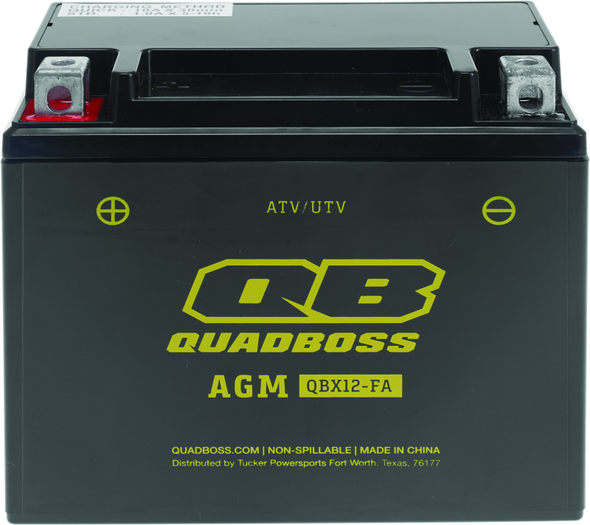 QuadBoss 06-10 Arctic Cat 250 2x4 AT Maintenance-Free AGM Battery