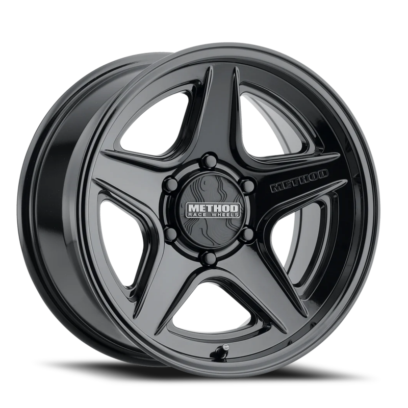Method MR319 17x8.5 -0mm Offset 6x5.5 BP 106.25mm CB Gloss Black Wheel