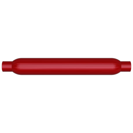 MagnaFlow Muffler Red Pack Series Glasspack 3.5in Rd 22in Body Length 2.25in/2.25in Inlet/Outlet