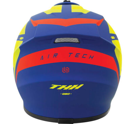 THH Helmets T710XR Airtech Blue/Yellow Youth - Small