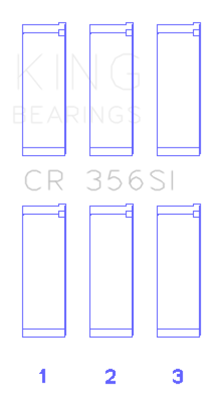 King Engine Bearings Smart M 132.910/930 Connecting Rod Bearing Set
