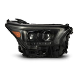 AlphaRex 23-24 Toyota Tacoma LUXX-Series LED Proj Headlights Alpha Blk w/Actv Light & Seq. Sig + DRL