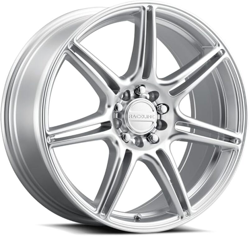 Raceline 148HS Apex 18x8in / 5X112 / 5X120 BP / 40mm Offset / 74.1mm Bore - Hyper Silver