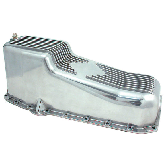 Spectre 55-79 SB Chevy Oil Pan Kit - Polished Aluminum