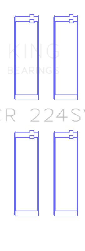 King Engine Bearings BMW S65B40A / S85B50A (Size +0.5mm) Connecting Rod Bearing Set