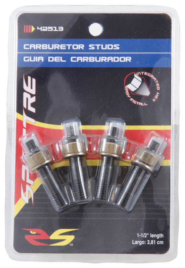 Spectre Carburetor Stud Kit w/Hardware 1-1/2in.