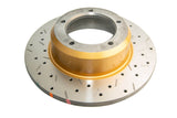 DBA 93-99 Land Rover Defender 110 Front 4000 Series Drilled & Slotted Rotor