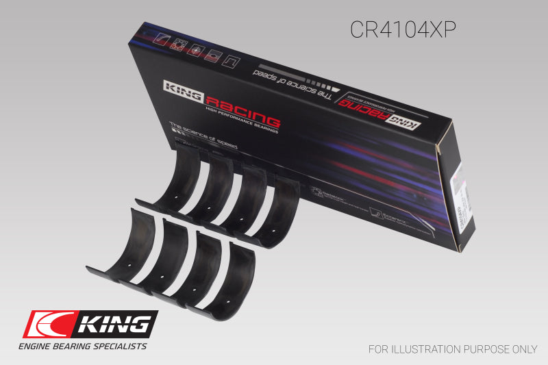 King Engine Bearings Audi ABB/ ABM/ ADP/ PP/ RN (Size 0.26) Connecting Rod Bearing Set