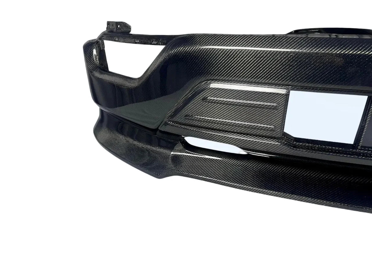 2021- 2023 V2 MCR F-150 Carbon fiber Front Bumper INTEGRATED LIP