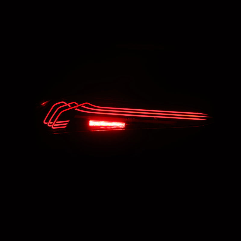 AlphaRex 20-24 Toyota Supra LUXX-Series Laser Style LED Tail Lights Alpha-Black