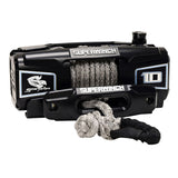 Superwinch 10000 LBS 12V DC 3/8in x 54ft Synthetic Rope Scorpion 10000SR Winch - Black Powdercoat