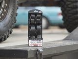 PRP Cam-Lock 1in.x10ft. Tie Down with Snap S Hooks and Soft Tie - Black - Pr.