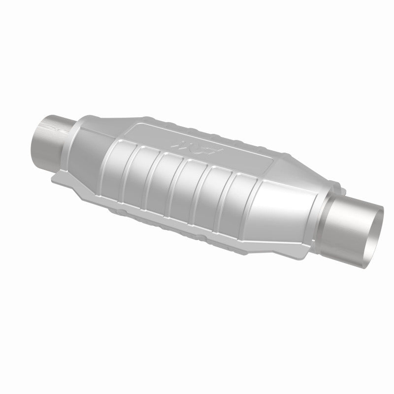 MagnaFlow Univ Cat Conv 2.25in Inlet/Outlet Ctr/Ctr Oval 12in Body L x 6.5in W x 16in Overall L