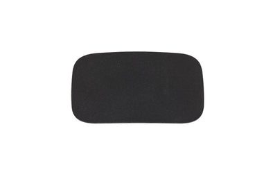 Kentrol 07-18 Jeep Wrangler JK Plate Delete Badge - Textured Black