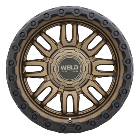 Weld Off-Road Swift 17x9in - 6x135 / 6x139.7 BP - ET-12 - 106.1mm CB Satin Bronze Wheel & Black Ring