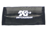 K&N Drycharger Wrap Black 7.125in W 7.125in L