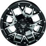 QuadBoss Barbwire 14X7 - 5+2 - 4/137 - Black Machined