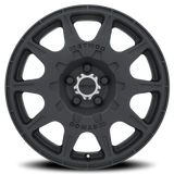 Method MR502 RALLY 17x8 +38mm Offset 5x108 63.4mm CB Matte Black Wheel