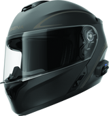 Sena Technologies Outrush R Flip-Up Bluetooth Helmet Matte Black - Small
