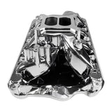 Edelbrock RPM Air-Gap Small Block Ford 351W Intake Manifold - Chrome Plasma Finish