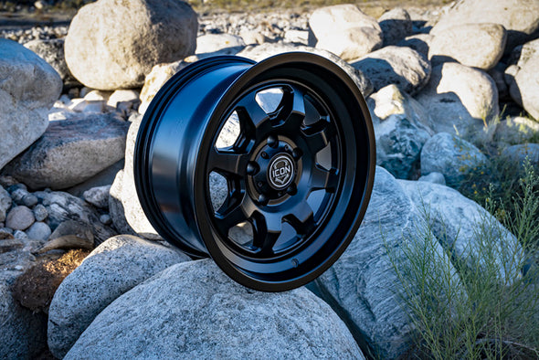 ICON Nuevo 17 X 8.5 6 X 5.5 0mm Offset 4.75in BS Satin Black