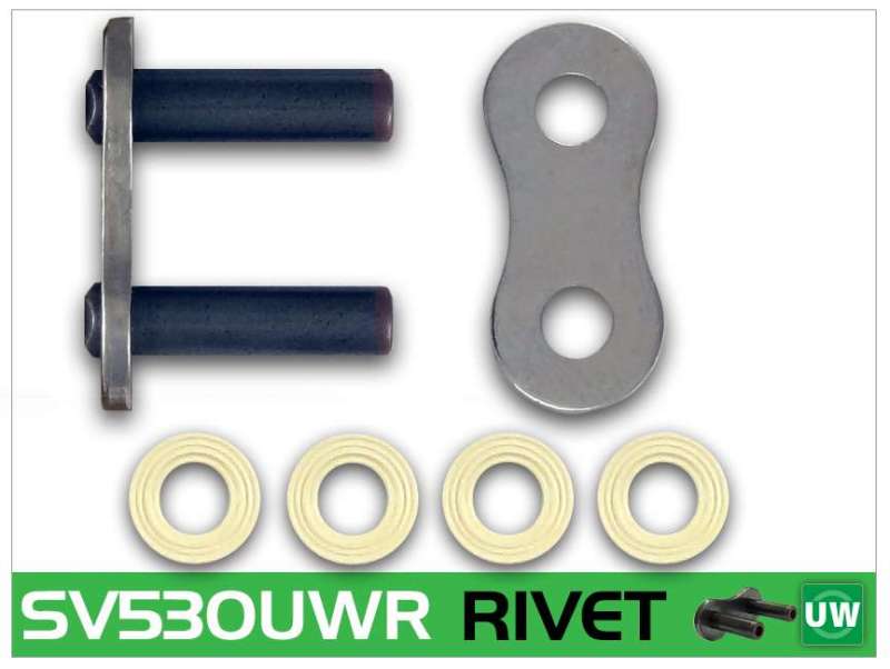 RK Chain SV530UWR-RIVET - Silver – Coyote Direct