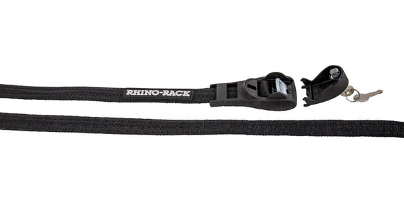 Rhino-Rack Rapid Tie Down Straps - 2.5m/8ft - Pair - Black