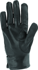 River Road Pecos Leather Mesh Gloves Black - Small
