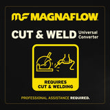 MagnaFlow 2.00 w/dual O2 5in. Spun Universal Converter
