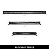 Go Rhino Xplor Blackout Series Dbl Row LED Light Bar (Side/Track Mount) 21.5in. - Blk