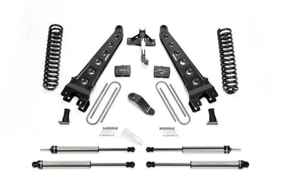 Fabtech 18 Ford F450/F550 4WD Diesel 6in Rad Arm Sys w/Coils & Dl Shks