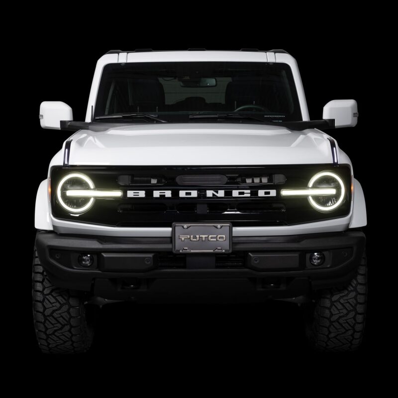 Putco 22-24 Ford Bronco Luminix DRL LED Light Hood Limb Riser (Factory Hood Side Hinge Replacements)