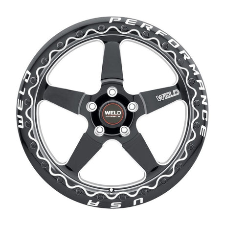 Weld Magnum Import 13x10 / 4x100mm BP / 5in. BS Black Wheel - Black Single Beadlock MT