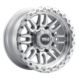Weld Off-Road Swift 17x9in - 8x170 BP - ET-12 - 125.1mm CB - Gloss Silver Machined Wheel & Ring