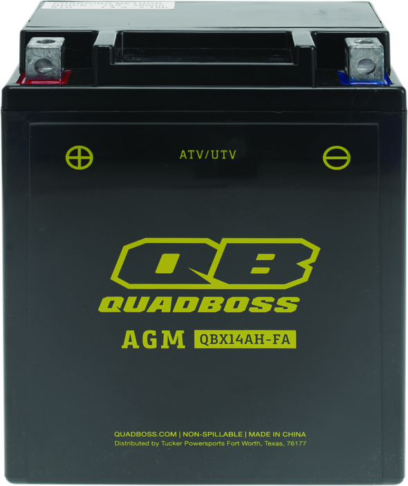 QuadBoss 11-12 Arctic Cat 350 Maintenance-Free AGM Battery