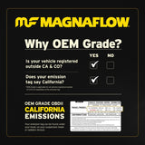 MagnaFlow Direct Fit Catalytic Converter 2021 Ford F-150 Left Underbody 3.5L