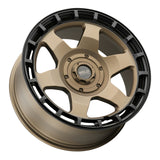 Weld Off-Road Ridge 17x9 - 6x135 / 6x139.7 BP - ET-12 - 106.1mm CB - Satin Bronze Wheel (Black Ring)